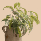 Artificial Green Fern Leaf Stem Plant 37" Tall - mosswell.us