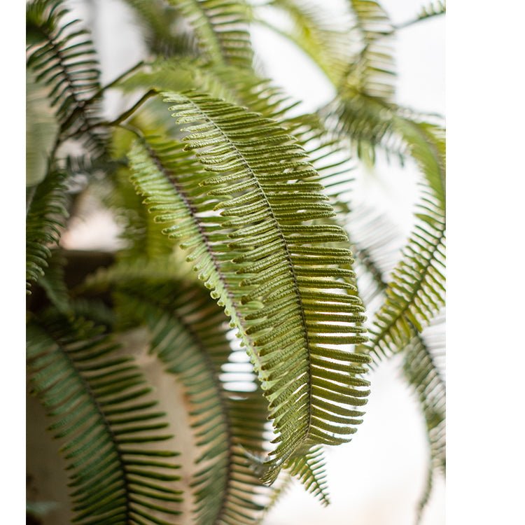 Artificial Green Fern Leaf Stem Plant 37" Tall - mosswell.us