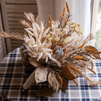 Artificial Silk Natural Fall Designer Flower Bouquet - mosswell.us