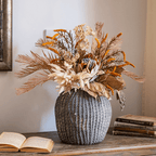 Artificial Silk Natural Fall Designer Flower Bouquet - mosswell.us