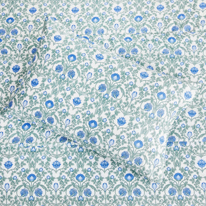Arts & Crafts Floral Printed Sheet Set - mosswell.us