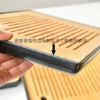 Bamboo Melamine Tea Tray for Japanese Kung Fu Tea Set - mosswell.us