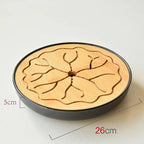 Bamboo Melamine Tea Tray for Japanese Kung Fu Tea Set - mosswell.us