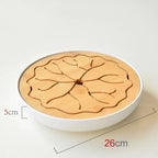 Bamboo Melamine Tea Tray for Japanese Kung Fu Tea Set - mosswell.us