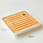 Bamboo Melamine Tea Tray for Japanese Kung Fu Tea Set - mosswell.us