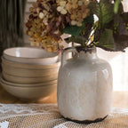 Binglie Glazed Pottery Vase with Single Handle - mosswell.us