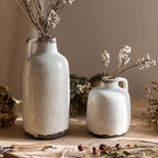 Binglie Glazed Pottery Vase with Single Handle - mosswell.us