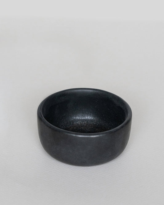 Black Matte Stoneware Pinch Bowl - mosswell.us