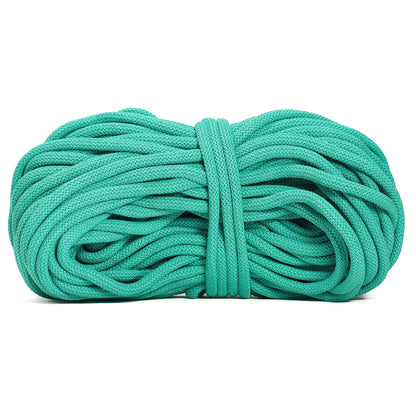 Braided Recycled Cotton Cord 9mm - Caribbean Sea - mosswell.us