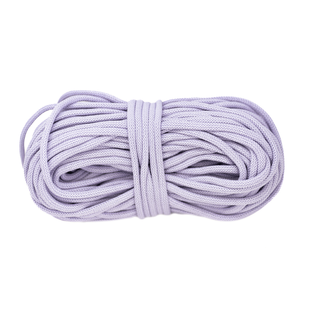 Braided Recycled Cotton Cord 9mm - Lilac - mosswell.us