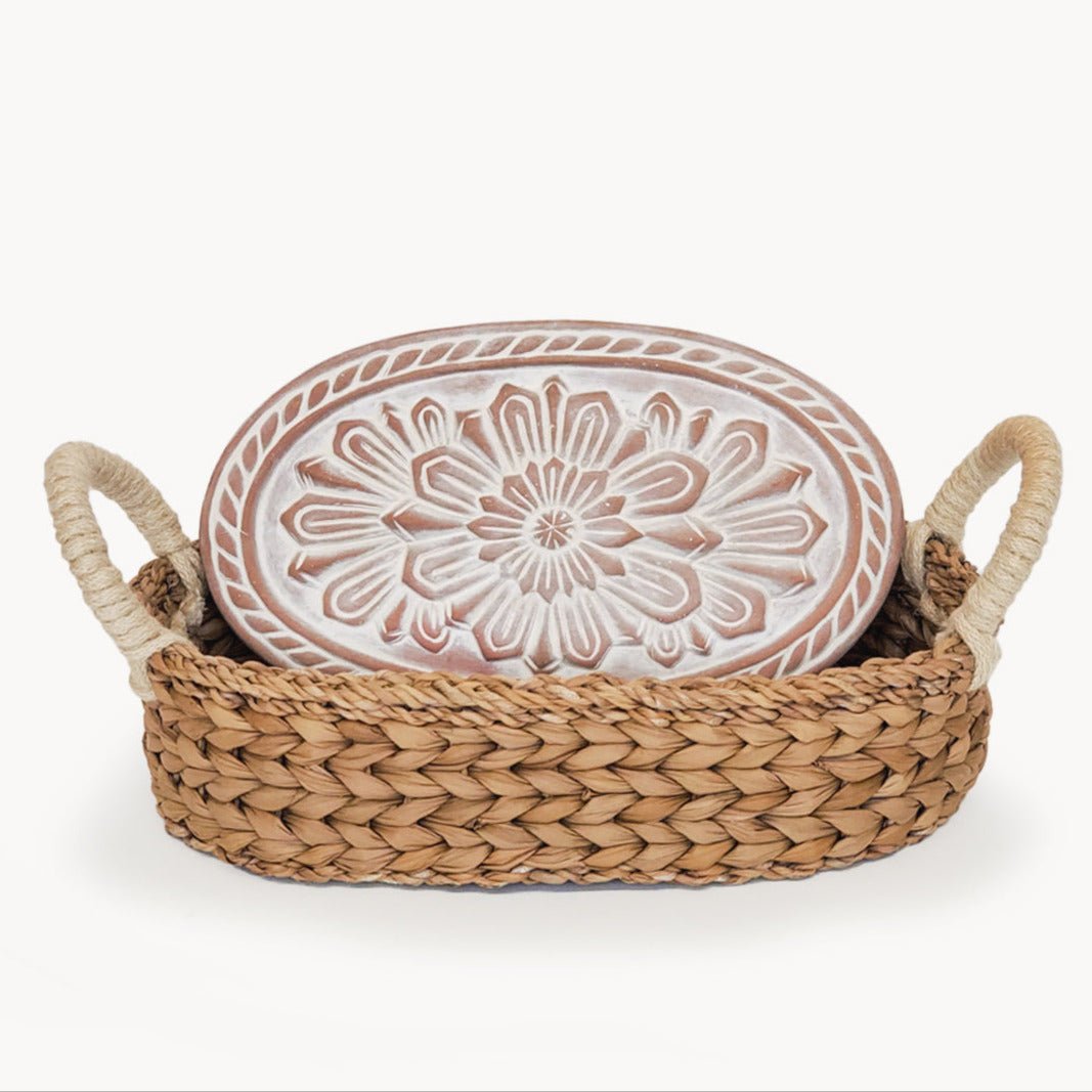 Bread Warmer & Basket - Flower - mosswell.us