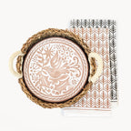 Bread Warmer & Basket Gift Set with Tea Towel - Bird Round - mosswell.us