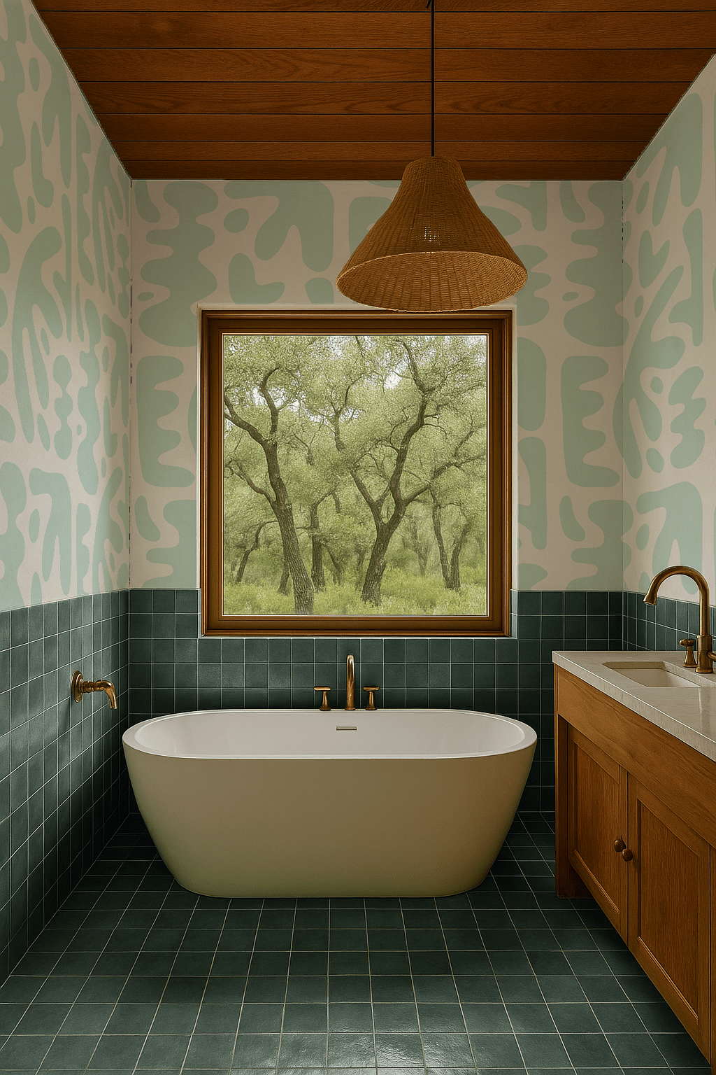 Bubbly Wallpaper, mint - mosswell.us