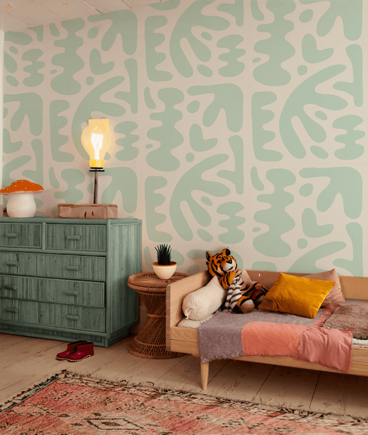 Bubbly Wallpaper, mint - mosswell.us