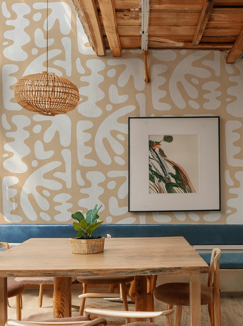 Bubbly Wallpaper, peach - mosswell.us