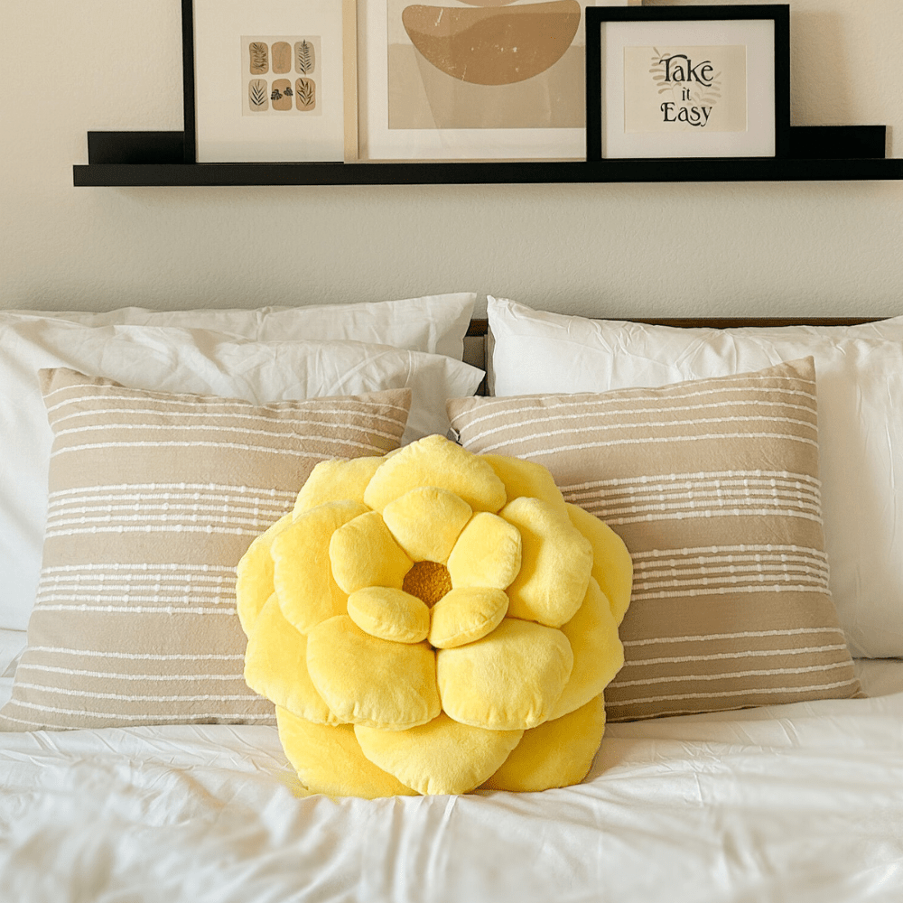 Camellia Plush Flower Pillow - mosswell.us