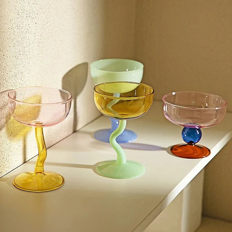 Candy Color Dessert Glass Cup - mosswell.us