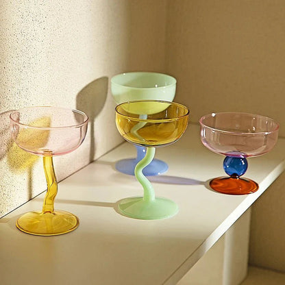 Candy Color Dessert Glass Cup - mosswell.us