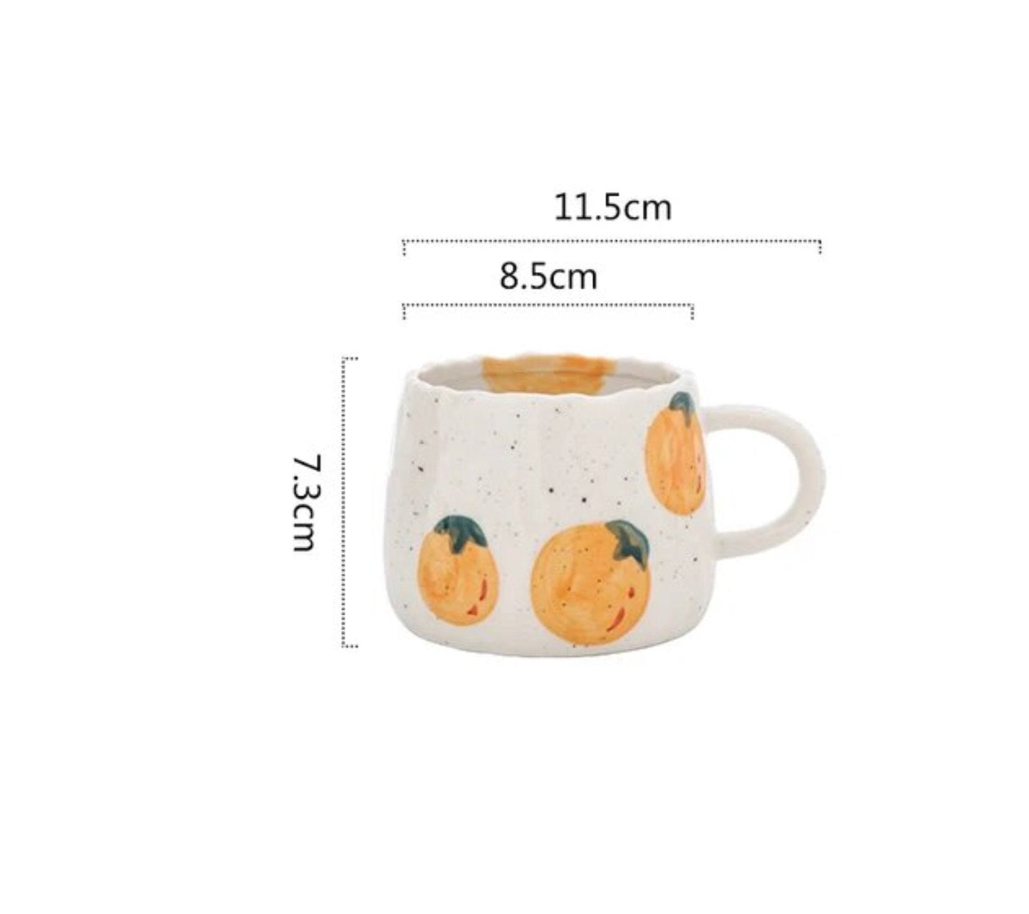 Ceramic Fruit Painted Mugs - mosswell.us