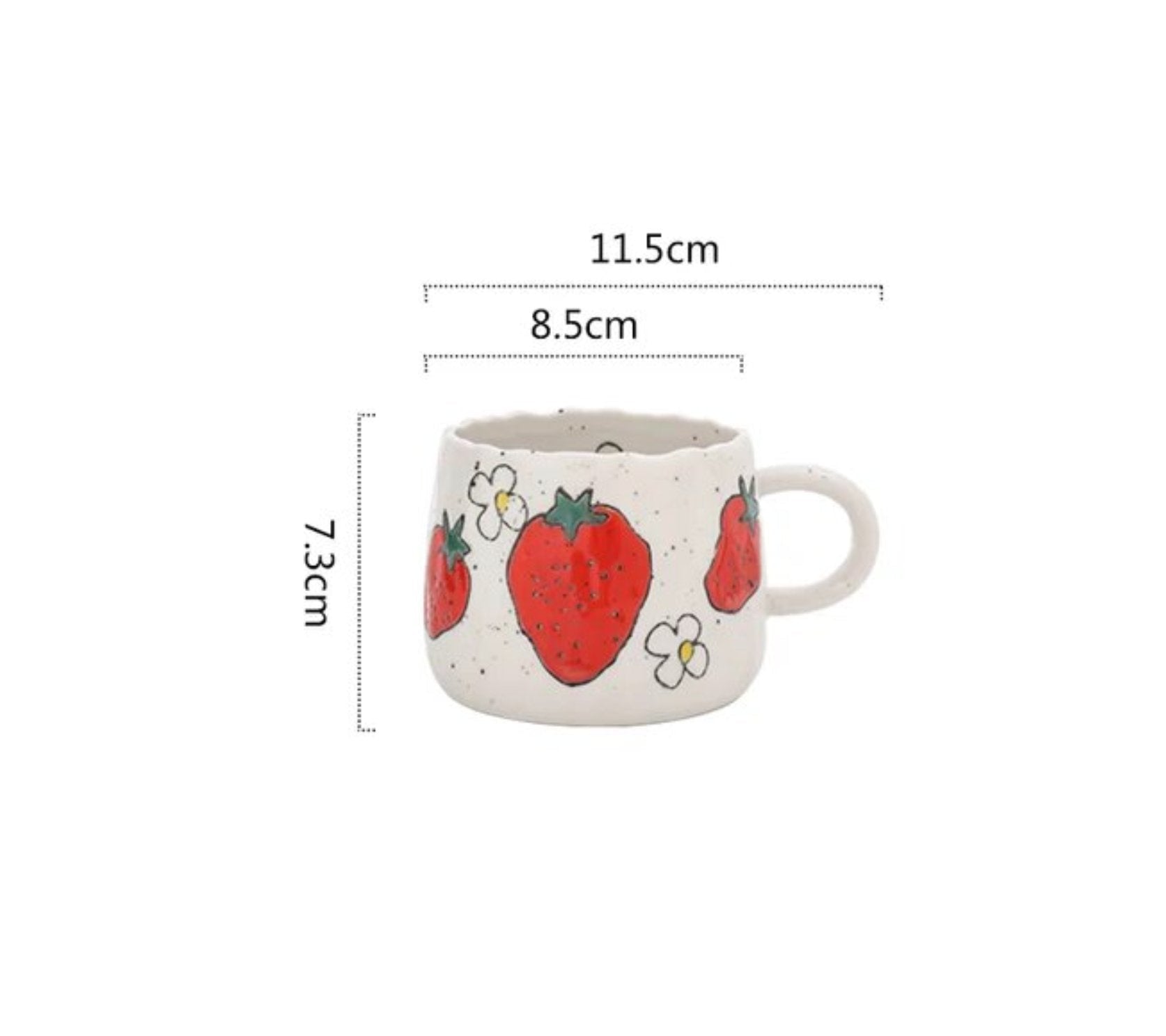 Ceramic Fruit Painted Mugs - mosswell.us