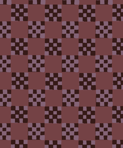 Checkered Quilt Wallpaper, eggplant - mosswell.us