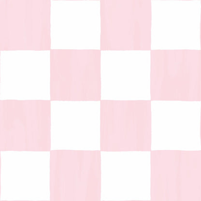 Checkers Wallpaper, blush - mosswell.us