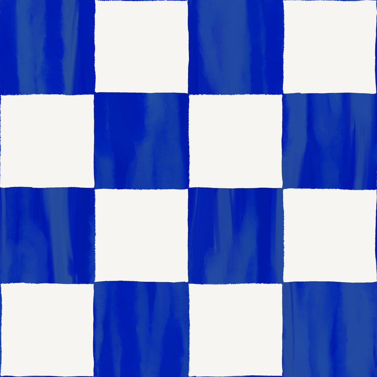 Checkers Wallpaper, cobalt - mosswell.us