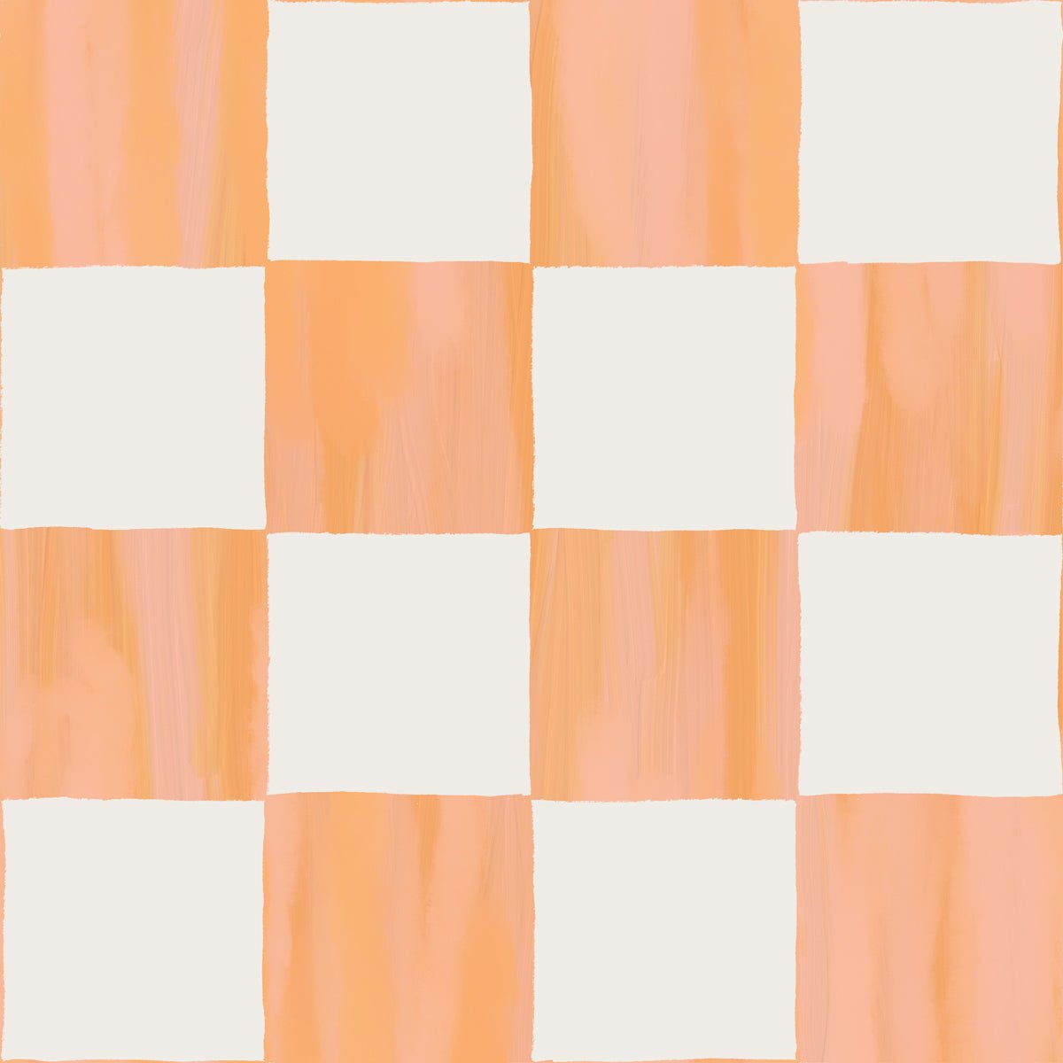 Checkers Wallpaper, coral - mosswell.us