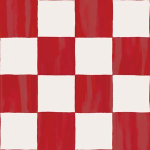 Checkers Wallpaper, red - mosswell.us
