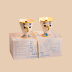 Chip Potts Scented Soy Wax Candles Set of 2 Pcs - Cute Ceramic Cartoon