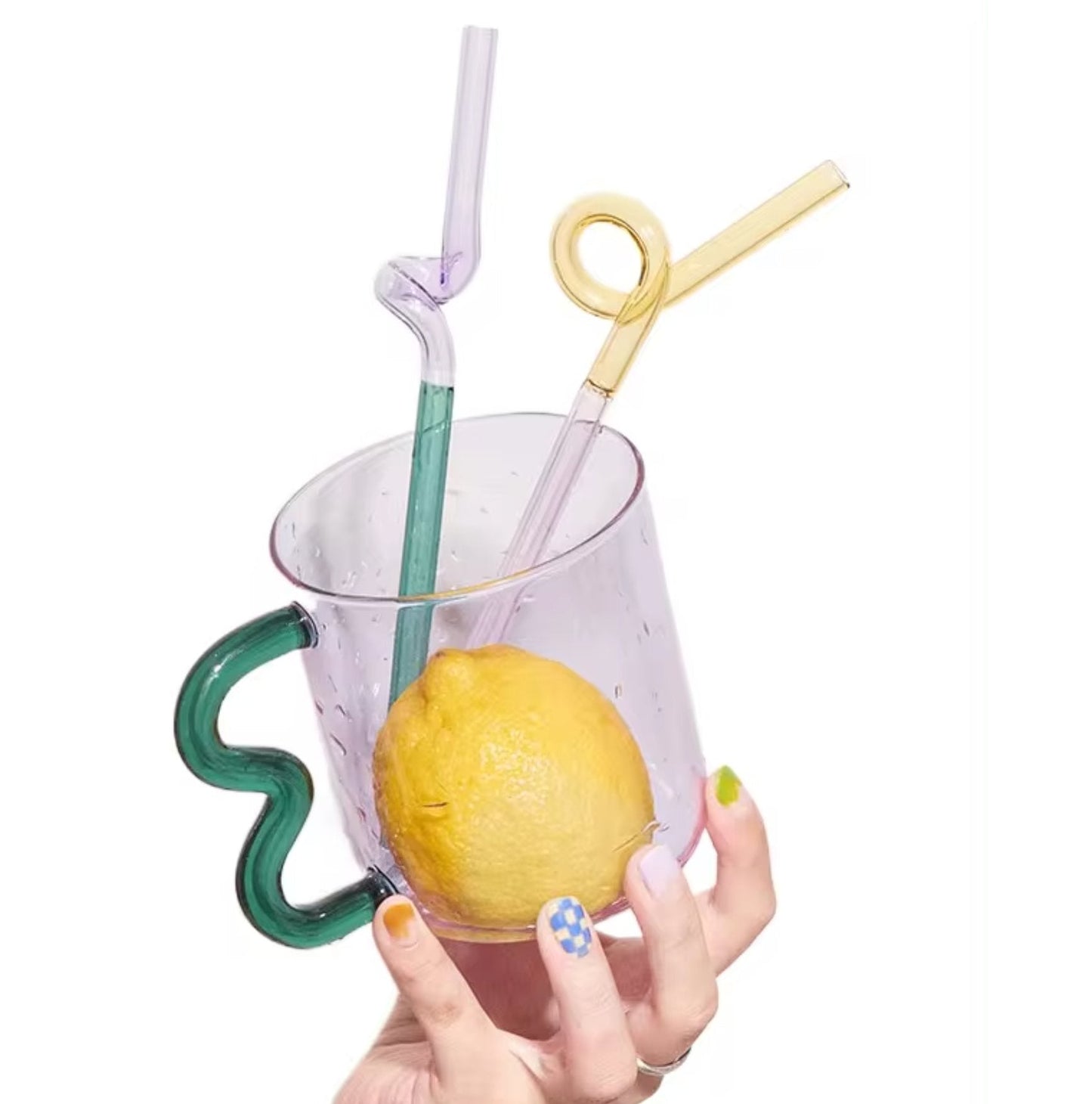 Colorful Ear Glass Mug - mosswell.us