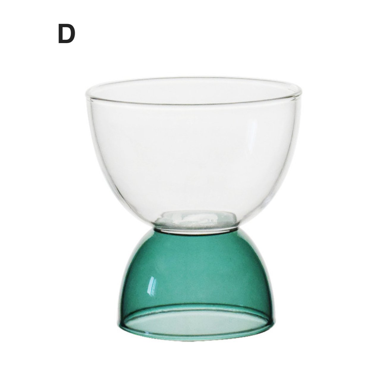 Colorful Glass Ice Cream Cup - mosswell.us