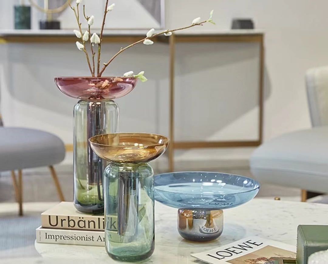 Contemporary Funnel 2 - Piece Vase - mosswell.us