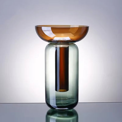 Contemporary Funnel 2 - Piece Vase - mosswell.us