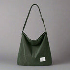 Corduroy Tote Bag Army Green - mosswell.us