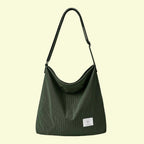 Corduroy Tote Bag Army Green - mosswell.us