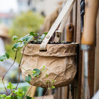 Craft Paper Bag Style Concrete Hanging Pot - mosswell.us