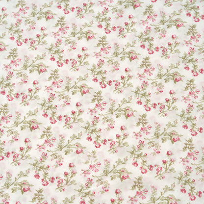 DaDa Bedding Collection Romantic Coquette Sheet Set - 100% Cotton [ Poplin Cotton ] Floral Fitted & Flat Sheets with Pillowcases - Deep Pocket Design - Soft, Breathable, Wrinkle - Resistant - mosswell.us