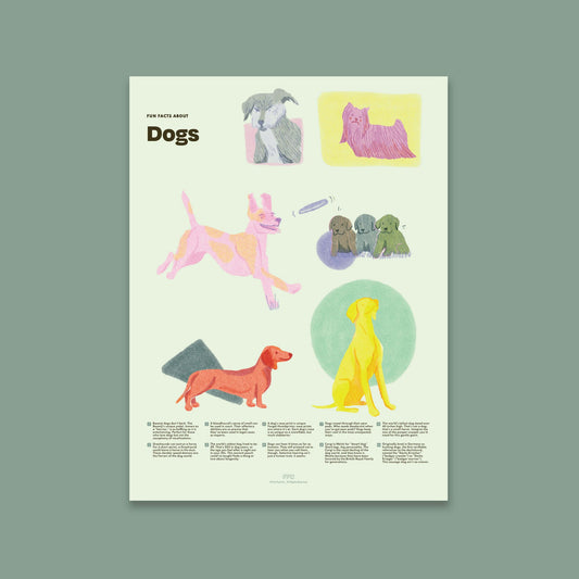 Dog Fun Facts Print - mosswell.us