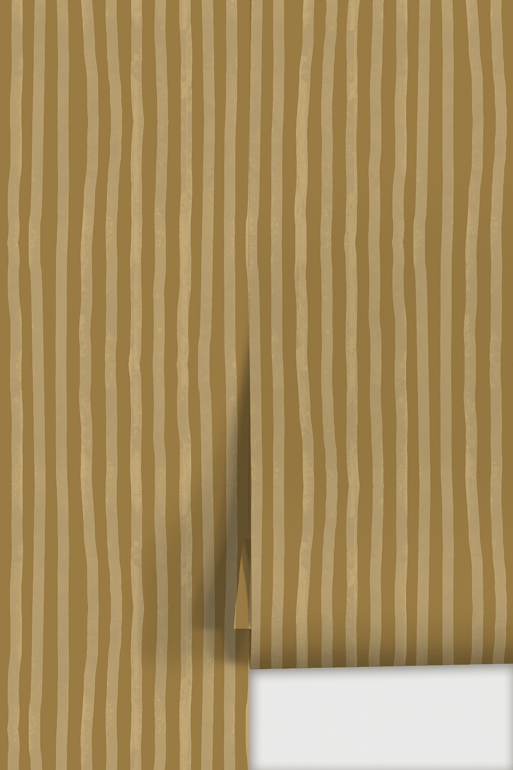 Dolce Stripe Wallpaper, mustard yellow and butter - mosswell.us