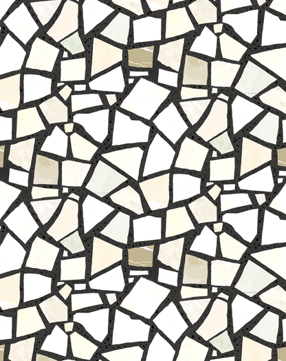 Dolce Terrazzo Wallpaper, black and white - mosswell.us