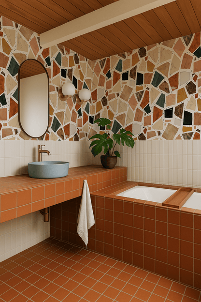 Dolce Terrazzo Wallpaper, white - mosswell.us
