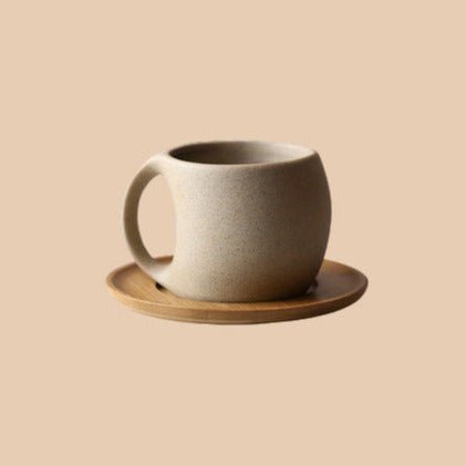 Elegant Ceramic Mug Saucer Set Microwave Safe 7oz123oz - mosswell.us