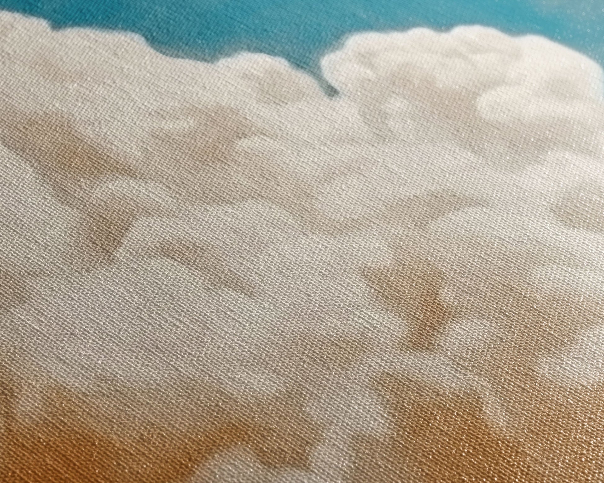 Framed Canvas Wall Art Set of 3 Pastel Clouds, Navy Blue Sky, Nature Landscape Prints, Minimalist Modern Art Nature Boho Wall Decor - mosswell.us