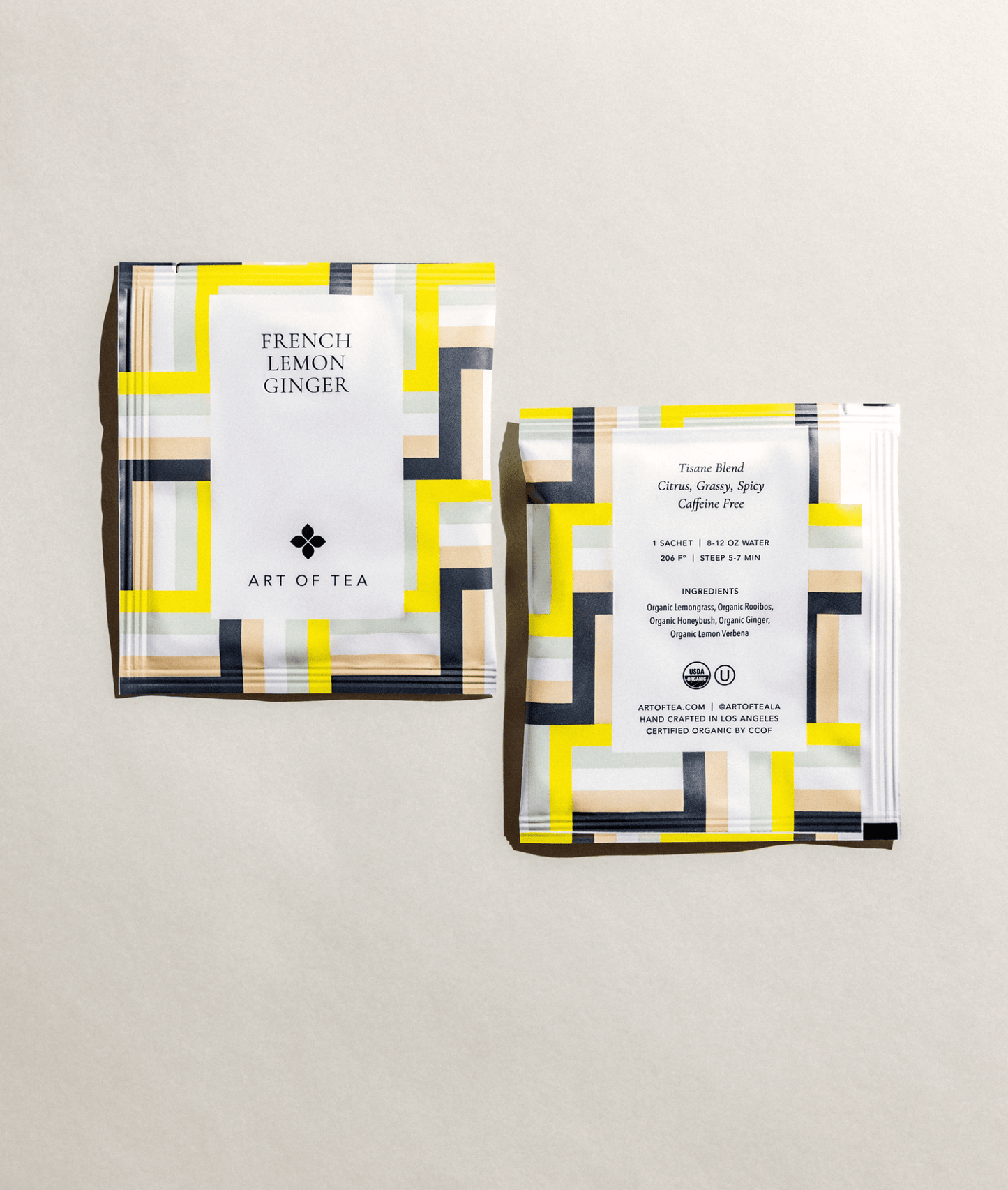 French Lemon Ginger Eco Teabag Sachets - mosswell.us