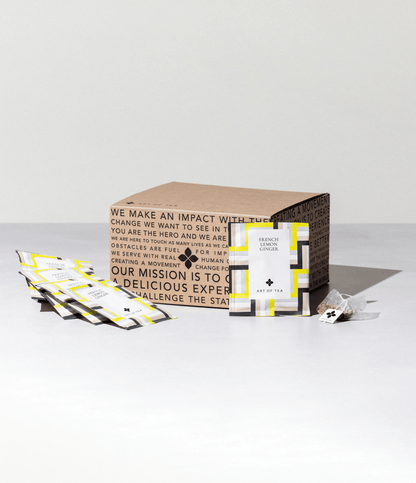 French Lemon Ginger Eco Teabag Sachets - mosswell.us