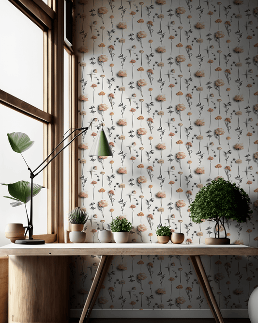 Fresh to Death Wallpaper, small pattern, muted autumn - mosswell.us