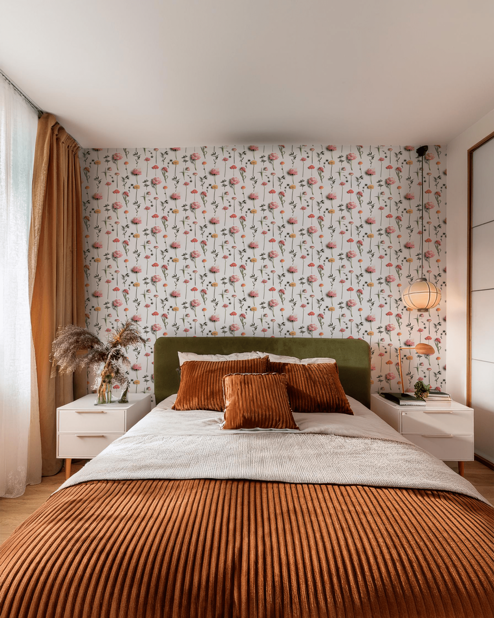 Fresh to Death Wallpaper, small pattern, spring muted - mosswell.us