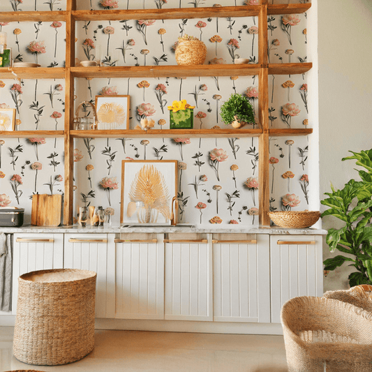 Fresh to Death Wallpaper, standard pattern, muted autumn - mosswell.us