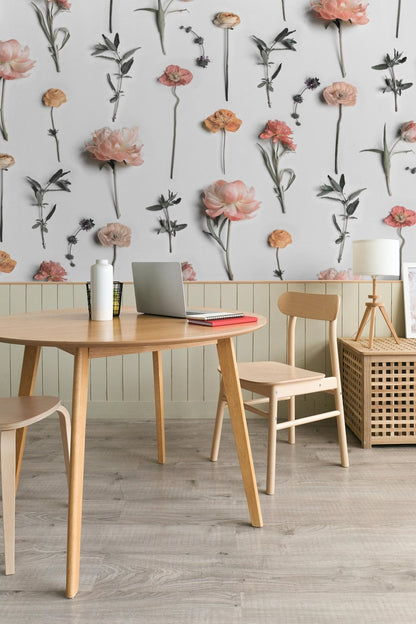 Fresh to Death Wallpaper, standard pattern, muted autumn - mosswell.us